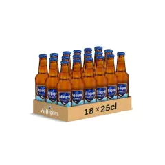 Un carton de 18 bouteilles d'Affligem Blanche, une bière belge rafraîchissante. Parfait pour partager entre amis.