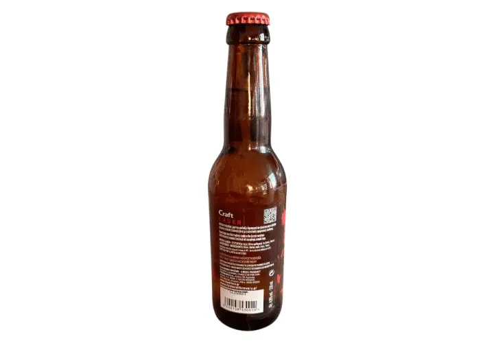 Bière artisanale grecque, une Lager ambrée de la brasserie First Craft Brewery. Parfait pour découvrir la bière Grèce.