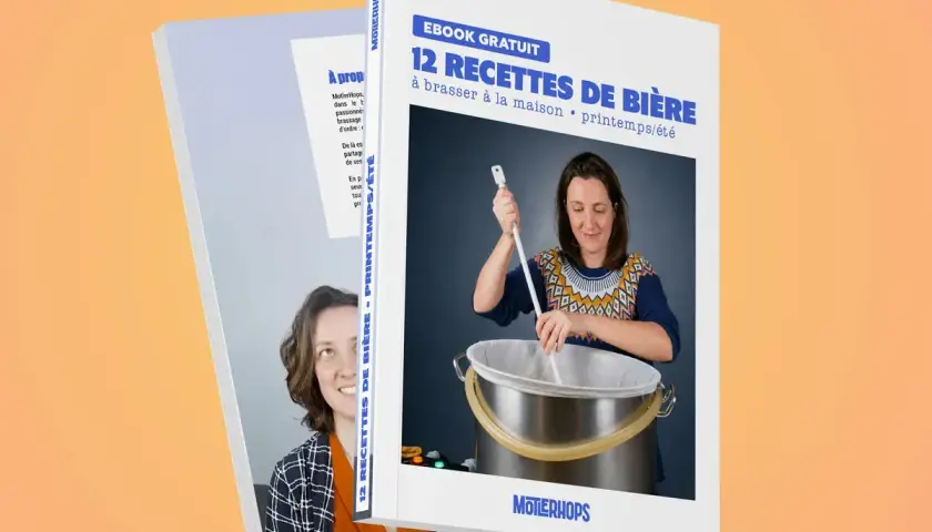 Ebook gratuit "12 Recettes de Bière" pour brasser à la maison, explorant les différents sucres pour des bières de printemps/été.